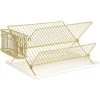Pt Living Egouttoir à Vaisselle En Métal Rack Doré -Maisons Du Monde Boutique egouttoir a vaisselle en metal rack dore 1