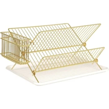Pt Living Egouttoir à Vaisselle En Métal Rack Cuivré 8 Pt Living Egouttoir à Vaisselle En Métal Rack Cuivré – Image 6