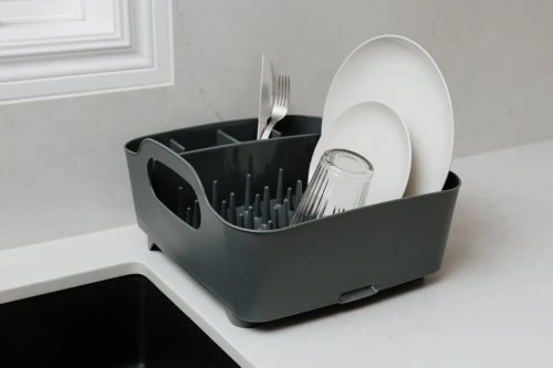 Umbra Égouttoir à Vaisselle Gris 5 Umbra Égouttoir à Vaisselle Gris – Image 3