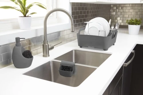 Umbra Égouttoir à Vaisselle Gris 6 Umbra Égouttoir à Vaisselle Gris – Image 4