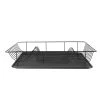 PRESENT TIME Egouttoir Avec Bac Métal Filaire Noir 1 PRESENT TIME Egouttoir Avec Bac Métal Filaire Noir -Maisons Du Monde Boutique egouttoir avec bac metal filaire noir