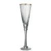 Wadiga Flûte à Champagne En Verre Transparent Et Liseré Doré 30cl -Maisons Du Monde Boutique flute a champagne en verre transparent et lisere dore 30cl