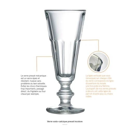 La Rochère Flûtes Et Coupes En Verre Transparent - Lot De 6 6 La Rochère Flûtes Et Coupes En Verre Transparent - Lot De 6 – Image 4