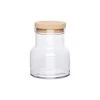 Hubsch Grand Bocal En Verre Transparent Avec Couvercle En Liège D19cm -Maisons Du Monde Boutique grand bocal en verre transparent avec couvercle en liege d19cm