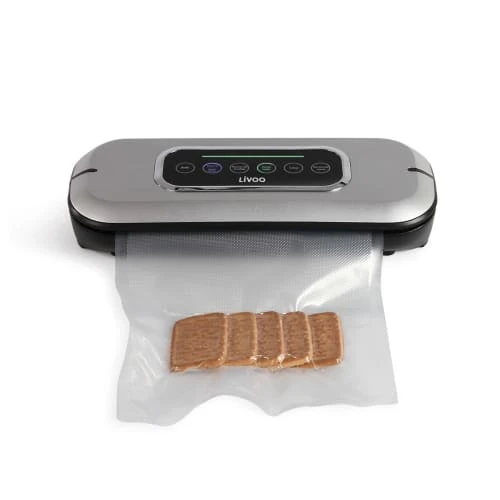 Livoo Appareil De Mise Sous Vide 85W En Plastique Gris 4 Livoo Appareil De Mise Sous Vide 85W En Plastique Gris – Image 2