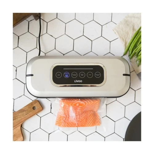 Livoo Appareil De Mise Sous Vide 85W En Plastique Gris 5 Livoo Appareil De Mise Sous Vide 85W En Plastique Gris – Image 3