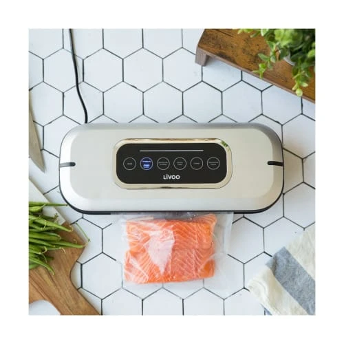 Livoo Appareil De Mise Sous Vide 85W En Plastique Gris 6 Livoo Appareil De Mise Sous Vide 85W En Plastique Gris – Image 4