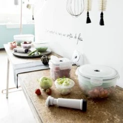 Compactor Lot De 3 Boîtes Alimentaires Sous Vide + Pompe 12 Compactor Lot De 3 Boîtes Alimentaires Sous Vide + Pompe -Maisons Du Monde Boutique lot de 3 boites alimentaires sous vide pompe 4
