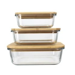 Menastyl Lot De 3 Boîtes Hermétiques En Verre 11 Menastyl Lot De 3 Boîtes Hermétiques En Verre -Maisons Du Monde Boutique lot de 3 boites hermetiques en verre 3