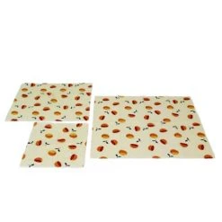 Yoko Design Lot De 3 Emballages Beewraps Motif Fruits