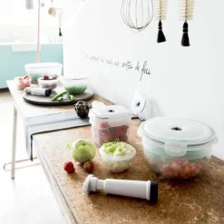 Compactor Lot De 4 Boîtes Alimentaires Sous Vide + Pompe 12 Compactor Lot De 4 Boîtes Alimentaires Sous Vide + Pompe -Maisons Du Monde Boutique lot de 4 boites alimentaires sous vide pompe 10