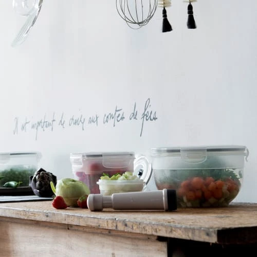 Compactor Lot De 4 Boîtes Alimentaires Sous Vide + Pompe 6 Compactor Lot De 4 Boîtes Alimentaires Sous Vide + Pompe – Image 4