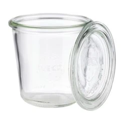 APS Lot De 6 Bocaux En Verre Avec Couvercle 290 ML