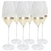 Kare Design Lot De 6 - Flûtes à Champagne En Verre Fond Doré -Maisons Du Monde Boutique lot de 6 flutes a champagne en verre fond dore