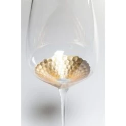 Kare Design Lot De 6 - Flûtes à Champagne En Verre Fond Doré -Maisons Du Monde Boutique lot de 6 flutes a champagne en verre fond dore 3