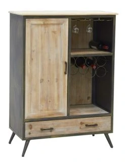 Aubry Gaspard Meuble Bar En Bois Et Métal étagères Et Tiroirs 8 Aubry Gaspard Meuble Bar En Bois Et Métal étagères Et Tiroirs -Maisons Du Monde Boutique meuble bar en bois et metal etageres et tiroirs 2