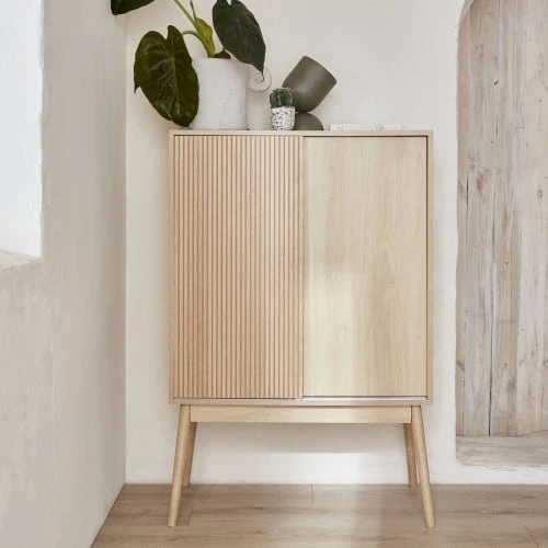 Alice's Garden Meuble Range-bouteilles Portes Coulissantes 5 Alice's Garden Meuble Range-bouteilles Portes Coulissantes – Image 3