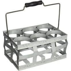 Esschert's Garden Panier à Bouteilles Zinc Vieilli -Maisons Du Monde Boutique panier a bouteilles zinc vieilli 2