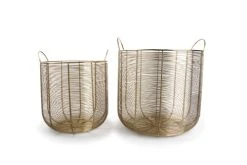 Salt & Pepper Panier Métallique Or 2 Pièces 6 Salt & Pepper Panier Métallique Or 2 Pièces -Maisons Du Monde Boutique panier metallique or 2 pieces 1