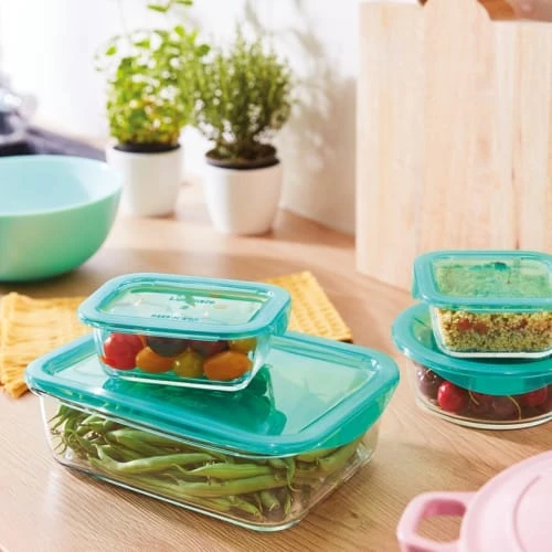 Luminarc Petite Boite De Conservation Rectangulaire + Couvercle Lagoon 38cl 4 Luminarc Petite Boite De Conservation Rectangulaire + Couvercle Lagoon 38cl – Image 2