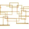 Dmora Porte-bouteille Mural En Métal Doré -Maisons Du Monde Boutique porte bouteille mural en metal dore