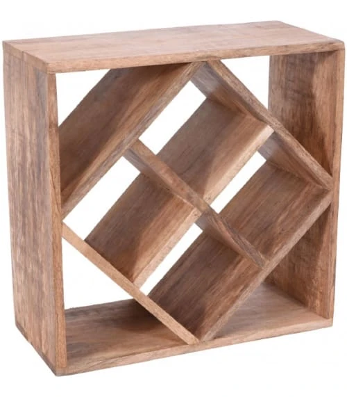 Wadiga Porte Bouteilles En Bois 8 Bouteilles 33x33cm 3 Wadiga Porte Bouteilles En Bois 8 Bouteilles 33x33cm