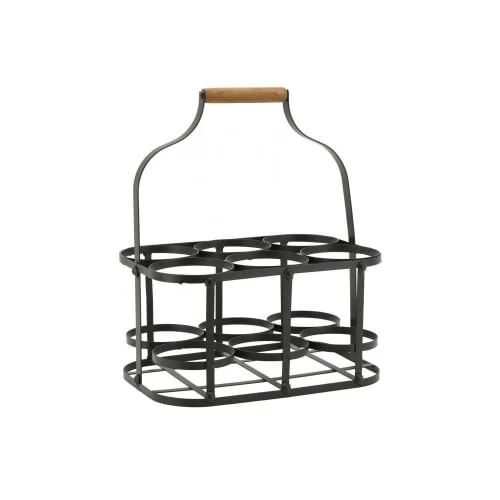 Aubry Gaspard Porte-bouteilles En Métal Et Bois 6 Bouteilles 33.5 X 22.5 X 37 Cm 3 Aubry Gaspard Porte-bouteilles En Métal Et Bois 6 Bouteilles 33.5 X 22.5 X 37 Cm