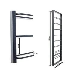 Kare Design Porte-bouteilles Mural En Acier H120 -Maisons Du Monde Boutique porte bouteilles mural en acier h120 2