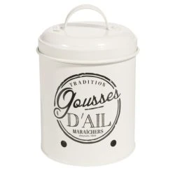 Maisons Du Monde Pot à Ail En Métal H 17 Cm TRADI