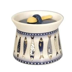 Faye Pot à Sel En Céramique Avec Cuillère