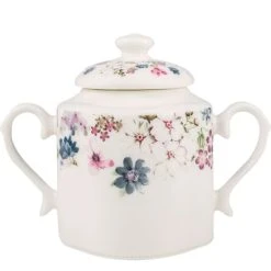 AMBIENTE Pot à Sucre En Porcelaine Fine