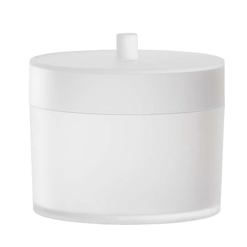Bloomingville Pot Avec Couvercle Blanc Plastique Acrylique D10cm 3 Bloomingville Pot Avec Couvercle Blanc Plastique Acrylique D10cm