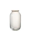 LANADECO Pot Décoratif Verre/liège Transparent H41cm -Maisons Du Monde Boutique pot decoratif verre liege transparent h41cm