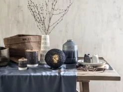Maisons Du Monde Pot En Grès Motifs Graphiques Et Acacia H15 -Maisons Du Monde Boutique pot en gres motifs graphiques et acacia h15 1000 6 15 195421 4