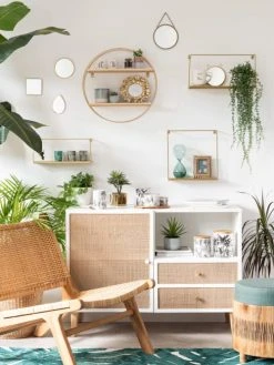 Maisons Du Monde Pot En Porcelaine Blanche Et Noire Imprimé Palmes Et Couvercle En Acacia H15 -Maisons Du Monde Boutique pot en porcelaine blanche et noire imprime palmes et couvercle en acacia h15 1000 4 31 214748 4