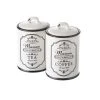 Wadiga Pots De Conservation En Céramique Blanche Café Et Thé - Lot De 2 -Maisons Du Monde Boutique pots de conservation en ceramique blanche cafe et the lot de 2