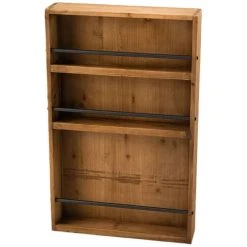 Amadeus Range Bouteilles En Bois Indus 80x50 Cm