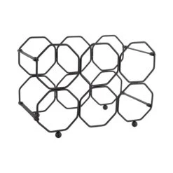 PRESENT TIME Range Bouteilles En Métal Pliable Noir -Maisons Du Monde Boutique range bouteilles en metal pliable noir 2