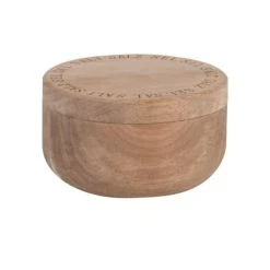 Maisons Du Monde Salière Ronde En Bois D'acacia