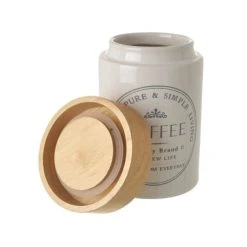 Maisons Du Monde Boutique -Maisons Du Monde Boutique set de 2 pots en ceramique blanche cafe et the 1