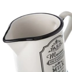 Wadiga Sucrier + Pot à Lait En Céramique Blanche Paris -Maisons Du Monde Boutique sucrier pot a lait en ceramique blanche paris 2