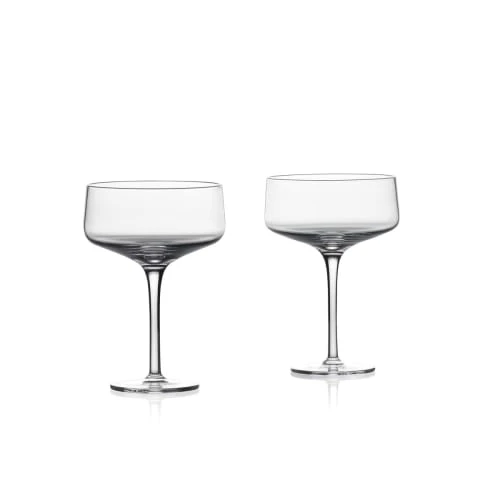 Zone Denmark Verres à Champagne En Verre Transparent - Lot De 2 3 Zone Denmark Verres à Champagne En Verre Transparent - Lot De 2